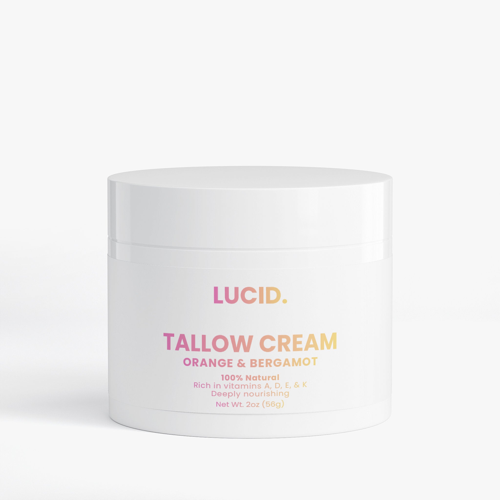 Tallow Cream Orange & Bergamot